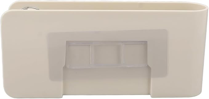 Wall Mounted Toothbrush and Toothpaste Cup Organizer Set No Drill Bathroom Storage Rack with Toothpaste Dispenser and Three Cups