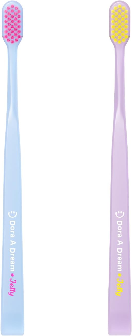 8 PCS Soft Bristle Adult Toothbrush, Manual Toothbrush Extra Gentle for Sensitive Teeth and Gums, Multi-Color Basic Teeth Brush Set for Daily Oral Care (2 Colors
