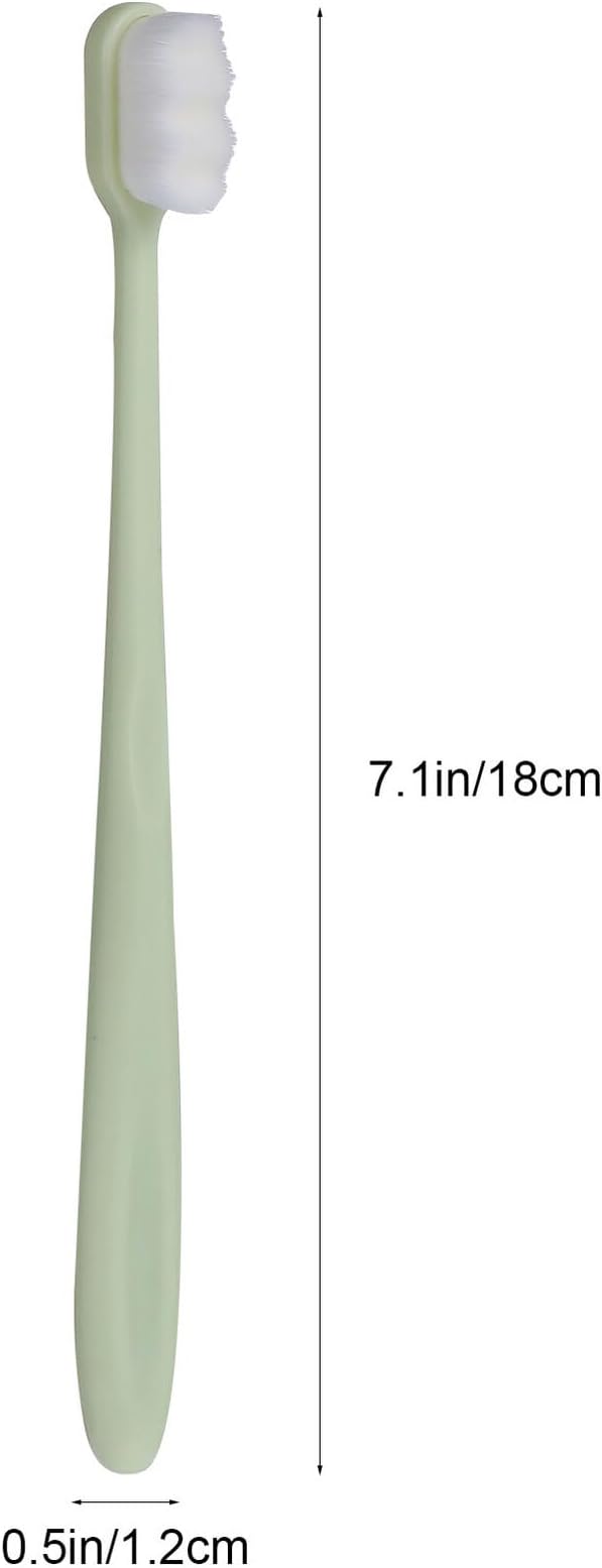 8pcs Ultra Soft Toothbrushes for Adults with Wavy Bristles Deep Clean for Sensitive and Fragile Gums Suitable for Pregnant and Postpartum Women Oral Care