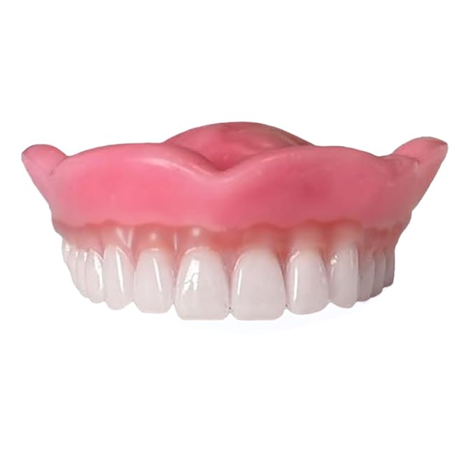 Heat and Fit™ NowDenture™ - Premium Immediate Upper Dentures - USA Made, Real Teeth, Custom Fit - No Impressions Needed for Fast Results at Home - Complete Kit with Sizing Trays - Medium