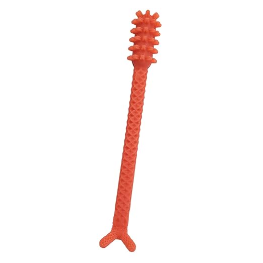 V4 Hard Plastic Denture Brush - Denture Gel Adhesive Remover - Remove Denture Gel Adhesive from Mouth & Gums, Oral Hygiene Products, Scraper w/Textured Grip and Rigid Bristles