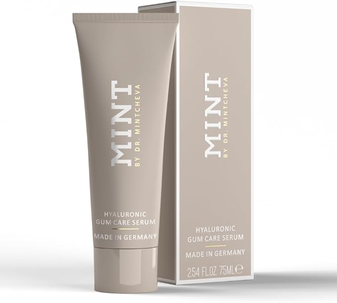 Mint Hyaluron Gum serum 75ml - Restorative Care for Stressed Gums - Against Bleeding Gums and Gum Recession - by Dr. Mintcheva