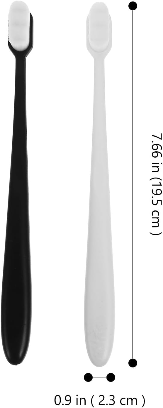 10Pcs Soft Bristle Adult Toothbrushes for Sensitive Gums Lightweight Portable Design with Suppleness for Pregnant Women and Household Teeth Cleaning