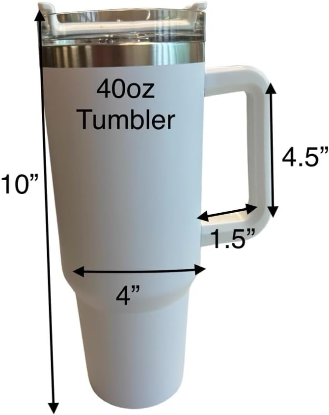 Silva Lining Dental Hygienist Tumbler - 40oz Tooth Tumbler & Water Bottle Gift for Dentists & Hygienists - Office Gift (Purple)