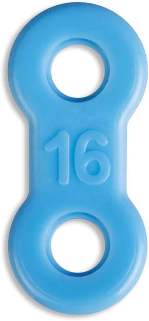 25 Pack: Replacement Straps for EMA Anti-Snoring Appliance, EMA Replacement Elastic Strap, Snore Guard Bands, Compatible with Myerson EMA Snore Appliance (Blue (Firm), 16mm)