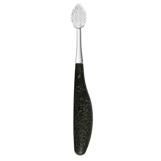 RADIUS Toothbrush Source Floss Brush BPA Free & ADA Accepted Improve Gum Health & Reduce Gum Issues - Soft - Money - Pack of 1
