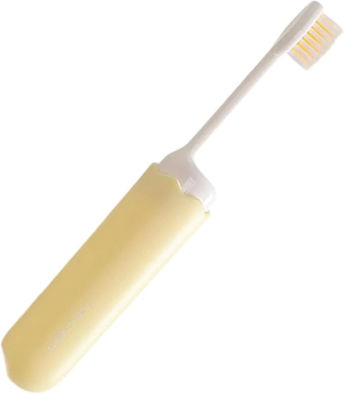 1Pc Travel Toothbrush Folding Portable Soft Small Foldable Toothbrushes for Camping Folding Toothbrushes
