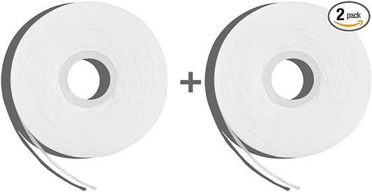 Davids Expanding Dental Floss, 2 Spools, 250+ No Break Woven Strands, Waxed, Vegan, w/Nano Hydroxyapatite, Cocoa Butter & Mint, Kid Friendly, 66 yd
