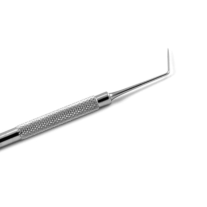 MEDSPO Professional Dental Probes | William Who | Explorer Root Canal Spreader Scaler | Mouth Mirror Tartar Remover | Dental Instruments (Probe 6 Double Ended)
