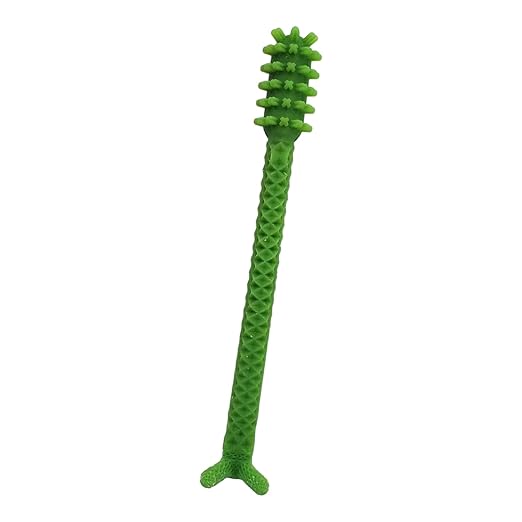 V4 Hard Plastic Denture Brush - Denture Gel Adhesive Remover - Remove Denture Gel Adhesive from Mouth & Gums, Oral Hygiene Products, Scraper w/Textured Grip and Rigid Bristles
