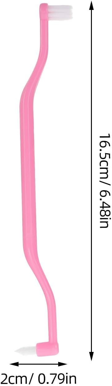 Double-Headed Toothbrushes 4pcs Compact Tapered Interdental Brushes for Daily Teeth Cleaning and Oral Care, Portable Household Toothbrushes for Braces and Denture Maintenance
