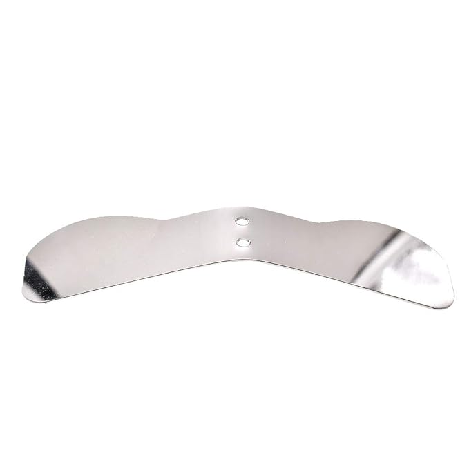 Angzhili 1 piece Dental Photography Mirrors Dental Orthodontic Mirror Stainless Steel Single Sided Photographic Occlusal Mirror,Bendable Dental Oral Mirror Intra-Oral Reflector (C type)
