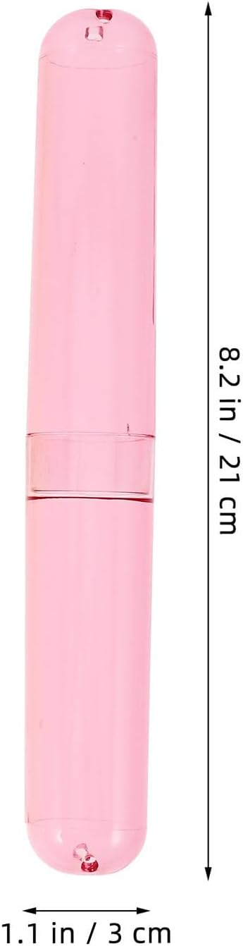5Pcs Travel Toothbrush Cases with Breathable Covers Portable Toothbrush Holders Organizer for Outdoor and Business Trips Multi-Color Protective Containers