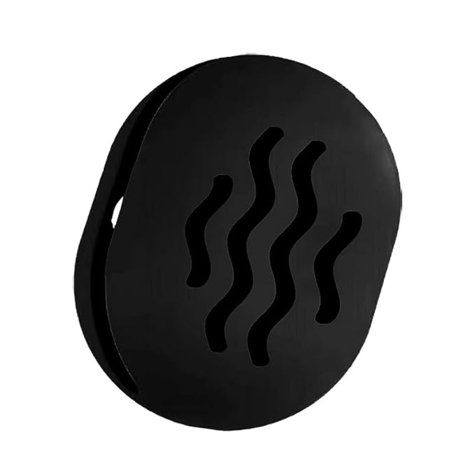 Makeup Sponge Holder Makeup Holder Beauty Blender Bolder Makeup Silicone Makeup Sponge Case Breathable Make Up Sponge Case Makeup Bag Essentials Suitable for Business or Travel（Black）