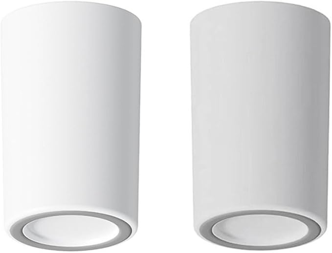 Non-Slip Bottom Couple Toothbrush Cup, Simple Bathroom Holder, Unbreakable Reusable Exquisite Toothbrush Holder (White&Grey)