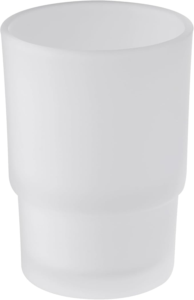 Tumbler Glass, Frosted Bathroom Rinsing Cup, Replacement Tumbler for Aomasi Toothbrush Holder