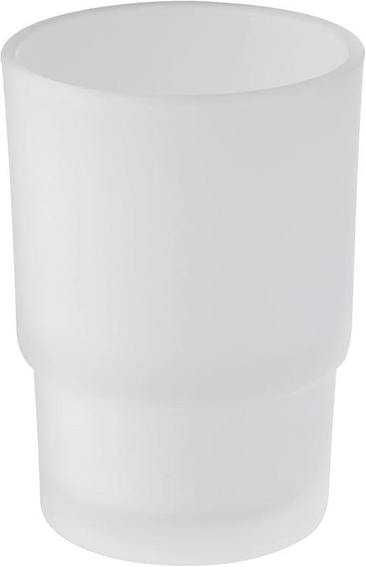 Tumbler Glass, Frosted Bathroom Rinsing Cup, Replacement Tumbler for Aomasi Toothbrush Holder