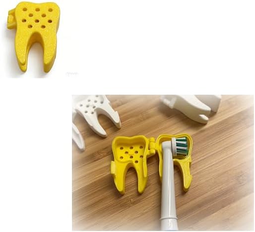 Toothbrush Head Travel Storage Case for Oral-B, Cute Tooth-Shaped Protective Cover, Convenient for Travel and Home Storage,4-pack (pink)