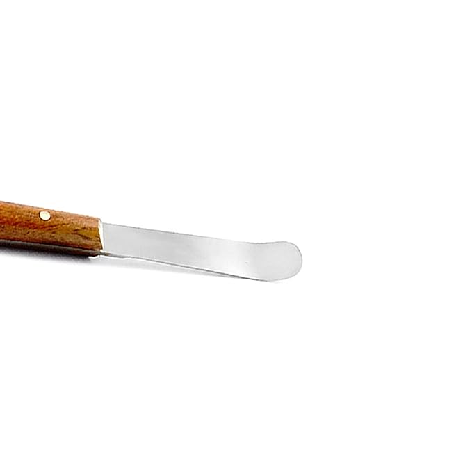MEDSPO Professional Dental Carvers | Cement Spatula Stock Knife | Single Double End | Sculpting Wax Modeling Mixing | Lab Tools (FahenStock Wax Knife Large)