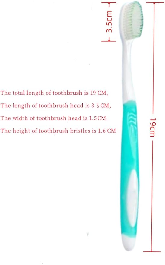 Soft Toothbrushes with Box (Regular Size Head), Periodontist Design Tapered Bristles for Sensitive Teeth & Receding Gums (5 Pack, Colors May Vary)