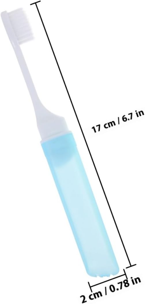 GOOHOCHY Professional Soft Bristle Toothbrushes 5pcs Portable Travel Toothbrush Set Convenient Wear-Resistant Daily Tooth Brush for Household Oral Care Random Color Random Color