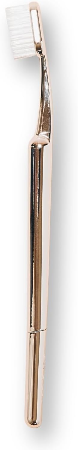 TRASK The Better Brush - Luxury Soft Bristle Dentist Designed Manual Toothbrush for Adults, Mirrorball