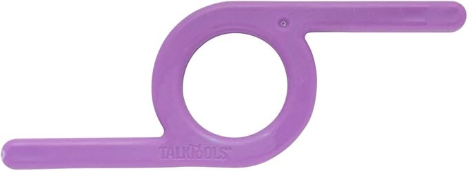 TalkTools Chewy | Oral Motor Sensory Tool for Kids and Toddlers | Therapy Tools to Improve Chewing and Biting (Purple Smooth, 2 Count (Pack of 1))
