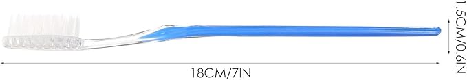 50Pcs Disposable Soft Bristle Toothbrushes Travel Oral Care Set Portable Plastic Tooth Brushes for Camping and Hotel Use