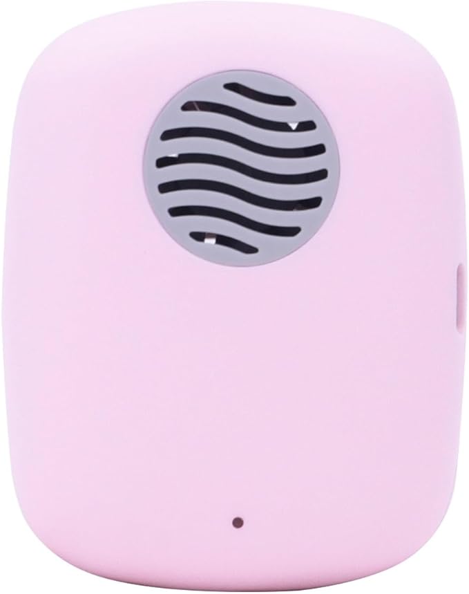 Mini Travel Toothbrush Cover with Air Drying Fan, Toothbrush Travel Case with Drying Lamp Rechargeable Portable Toothbrush Container Toothbrush Holder (Pink)