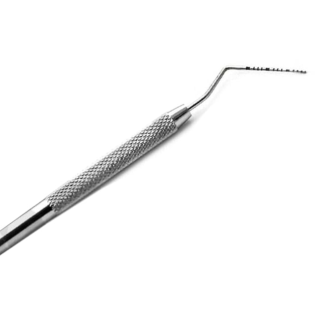 MEDSPO Professional Dental Probes | William Who | Explorer Root Canal Spreader Scaler | Mouth Mirror Tartar Remover | Dental Instruments (Probe CP 15)