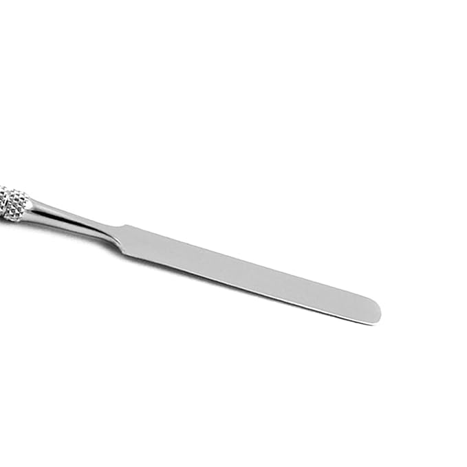 MEDSPO Professional Dental Carvers | Cement Spatula Stock Knife | Single Double End | Sculpting Wax Modeling Mixing | Lab Tools (Cement Spatula Single End)