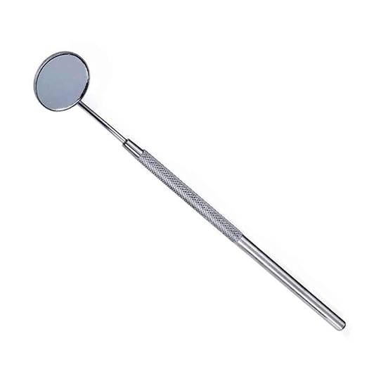 25pcs Dental Mouth Mirrors with Handle Stainless Steel Dental Instruments Bulk Explorers Oral Hygiene by SurgicalOnline