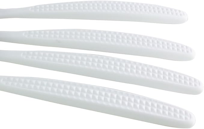 Huge Head Extra Hard & Firm Toothbrush, Large Long Head Charcoal Bristle Tooth Whitening Dental Oral Care (White, Extra Large)