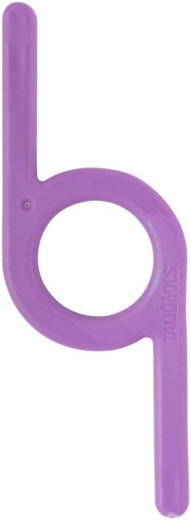 TalkTools Chewy | Oral Motor Sensory Tool for Kids and Toddlers | Therapy Tools to Improve Chewing and Biting (Purple Smooth, 1 Count (Pack of 1))
