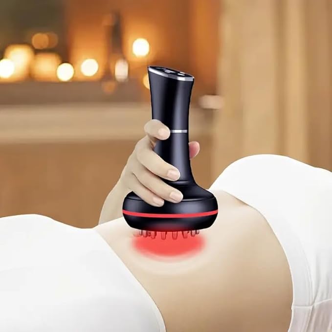 4 in 1 Leg Massager for Lymphatic Drainage, 2025 New Hand Held Cleanse Massager for Edema, Rechargeable Heating Vibration