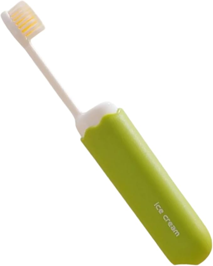 1Pc Travel Toothbrush Folding Portable Soft Small Foldable Toothbrushes for Camping Folding Toothbrushes