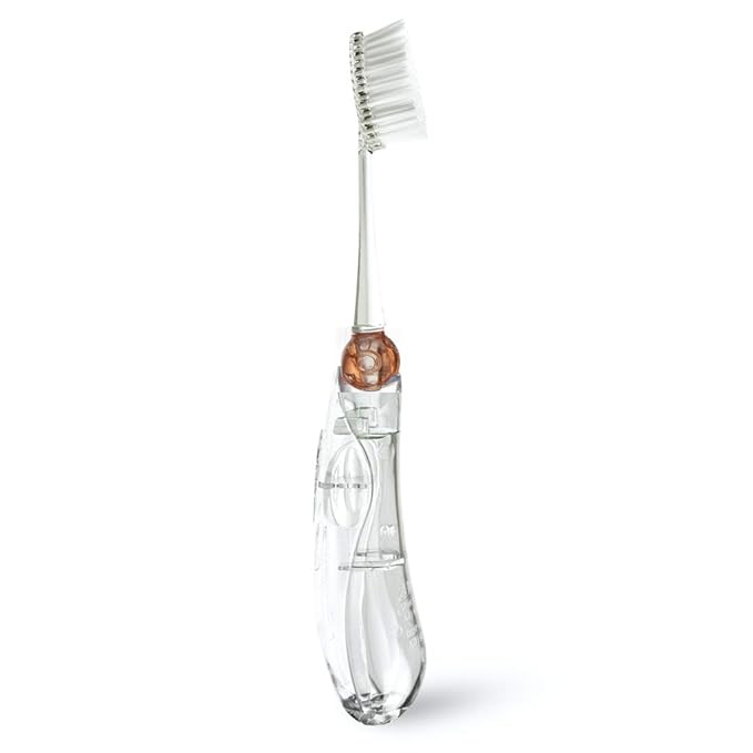 Radius Tothbrush Tour Travel Brush, Orange, BPA Free and ADA Accepted, Designed to Improve Gum Health and Reduce The Risk of Gum Disease