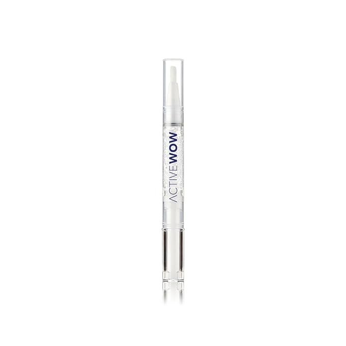 Active Wow 24K Whitening Pen for Teeth - Tooth Whitening Pen, Pen Whitening Teeth, Teeth Stain Remover, Gel Pen, Dental Grade Formula Whitening Pens, Fluoride Free, No Sensitivity, Easy to Use - Mint
