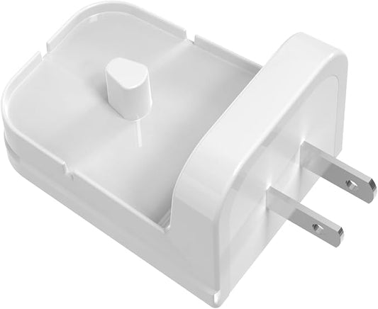 LIANSUM Wall Charger Compatible with Oral B Electric Toothbrush Oral B IO2 IO3 IO4 IO5 IO6 Serie, Genius Pro Smart Vitality Kids Inductive Charging Base Portable White Outlet Charger
