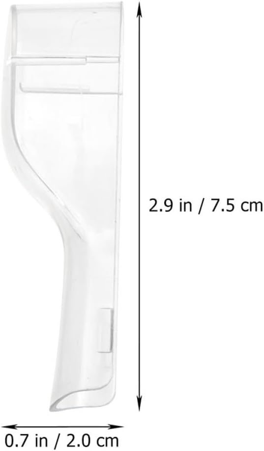 CIYODO 8pcs Plastic Toothbrush Covers for Electric Toothbrush Heads, Dustproof Caps Protective Case Set, Travel Oral Care Accessories for Adults