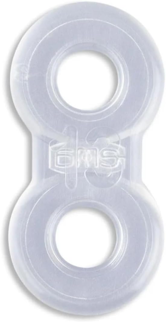 25 Pack: Replacement Straps for EMA Anti-Snoring Appliance, EMA Replacement Elastic Strap, Snore Guard Bands, Compatible with Myerson EMA Snore Appliance (Clear (Extra Firm), 13mm)