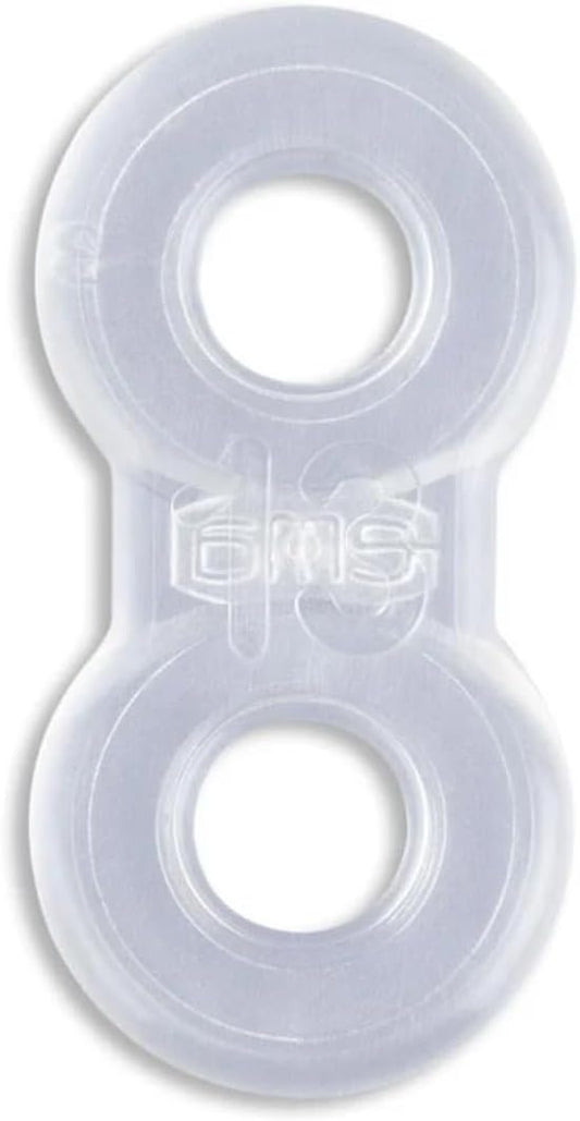 25 Pack: Replacement Straps for EMA Anti-Snoring Appliance, EMA Replacement Elastic Strap, Snore Guard Bands, Compatible with Myerson EMA Snore Appliance (Clear (Extra Firm), 13mm)