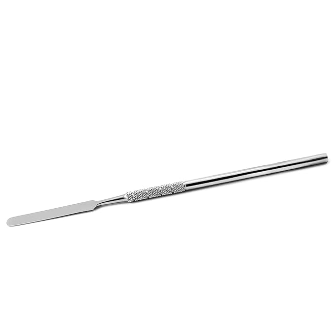MEDSPO Professional Dental Carvers | Cement Spatula Stock Knife | Single Double End | Sculpting Wax Modeling Mixing | Lab Tools (Cement Spatula Single End)