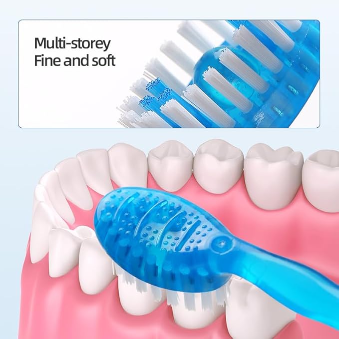 5 in 1 Mini Toothbrush & Floss Disposable Toothbrushes with Toothpaste All in one Oral Care on The go Portable Travel Toothbrush and Toothpaste Set (1 Set/26 Pcs)