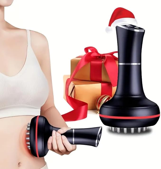 4 in 1 Leg Massager for Lymphatic Drainage, 2025 New Hand Held Cleanse Massager for Edema, Rechargeable Heating Vibration