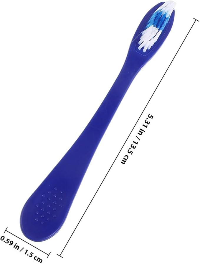 Healvian 10Pcs Small Short Handle Anti-Self- Toothbrushes 13.5Cm for Prisons Hospitals Centers Portable Travel Oral Care