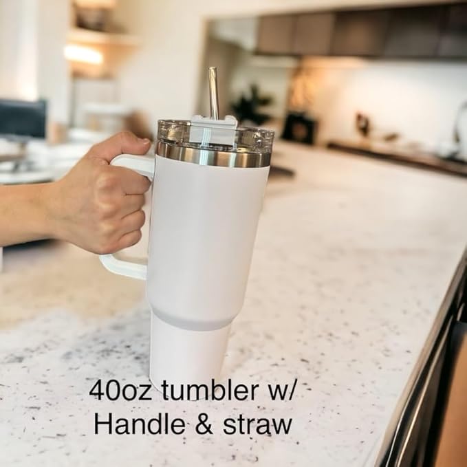 Dental hyginiest tumbler 40oz tumbler Tooth tumbler Dental water bottle Gift for dentist Gift for dental hyginiest Office gift (White- New dental)