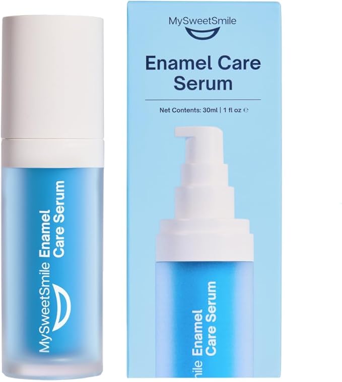 MySweetSmile nHA+ Enamel Care Serum - Sensitive Teeth Relief with Hydroxyapatite - Tooth Repair & Remineralise Enamel - Mint Flavour Sensitive Toothpaste - 30mL