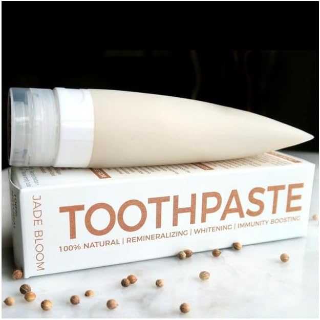 Jade Bloom, Aloe Toothpaste- Plastic 100ml Tube, Orange