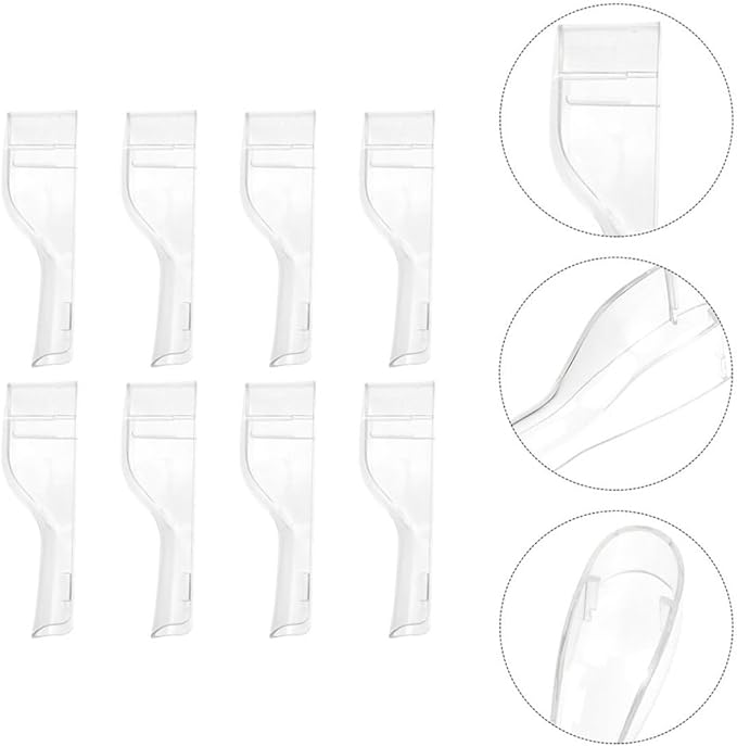 CIYODO 8pcs Plastic Toothbrush Covers for Electric Toothbrush Heads, Dustproof Caps Protective Case Set, Travel Oral Care Accessories for Adults